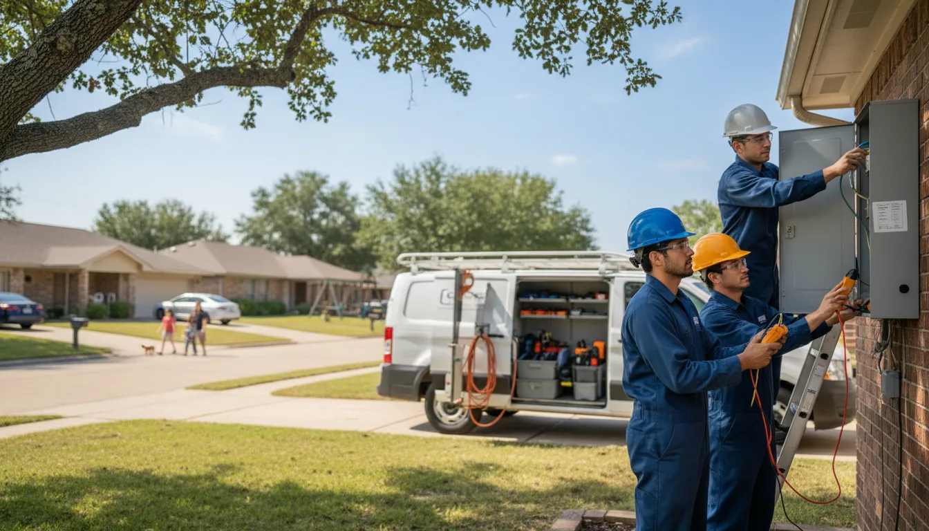 Certified electrician providing emergency electrical services in Cowdrey, CO